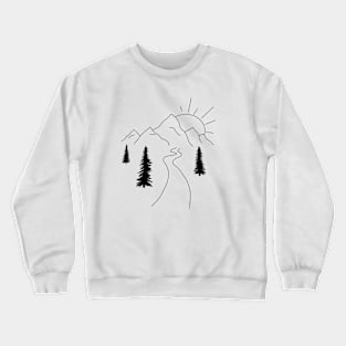 Mountain Sun Crewneck Sweatshirt